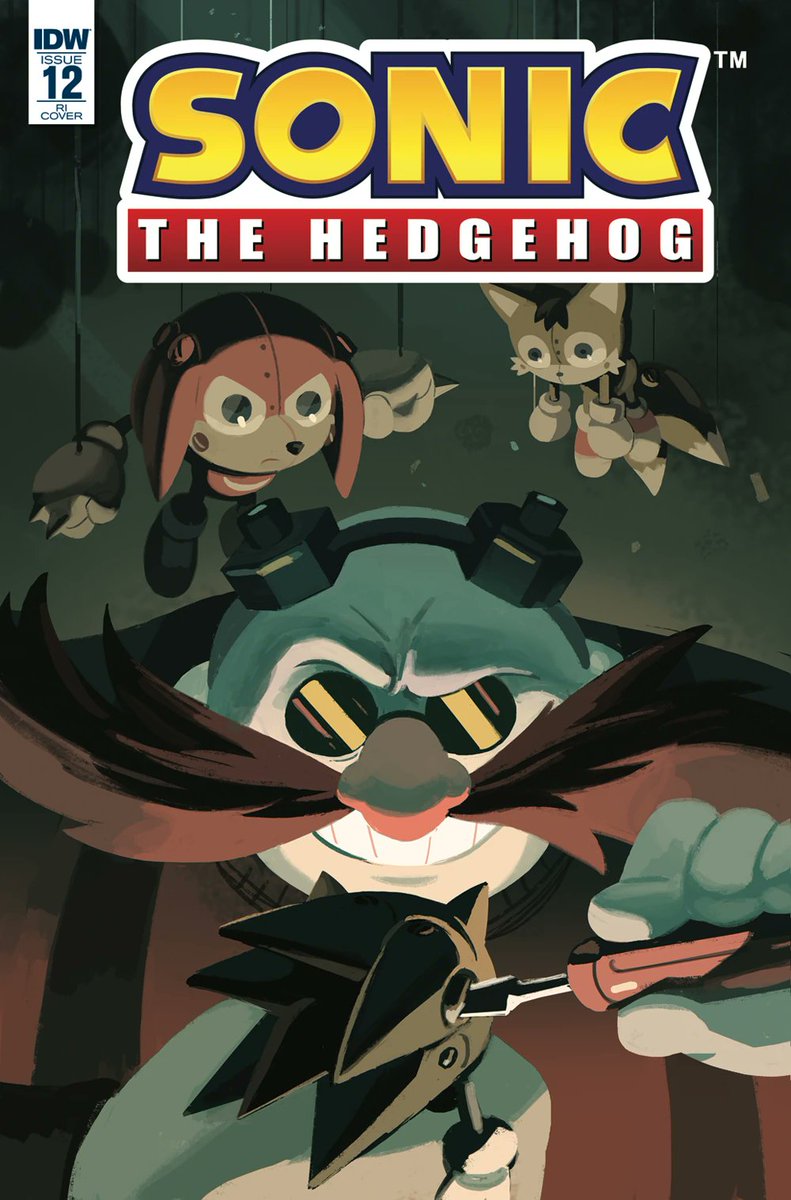 From Sonic the Hedgehog issue 12 Cover RI, Art by Nathalie Fourdraine