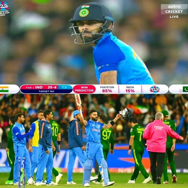 11 Month Ago On This Day King Kohli Destroyed Whole Pakistan 1 Vs 11 Clutch Remember The Name 🐐 Kohli..👑❤️

#viratkohli #kingkohli #TheGoat #chasemaster #INDvPAK #T20WorldCup2022 #vkfbd #indiancricketteam #TeamIndia