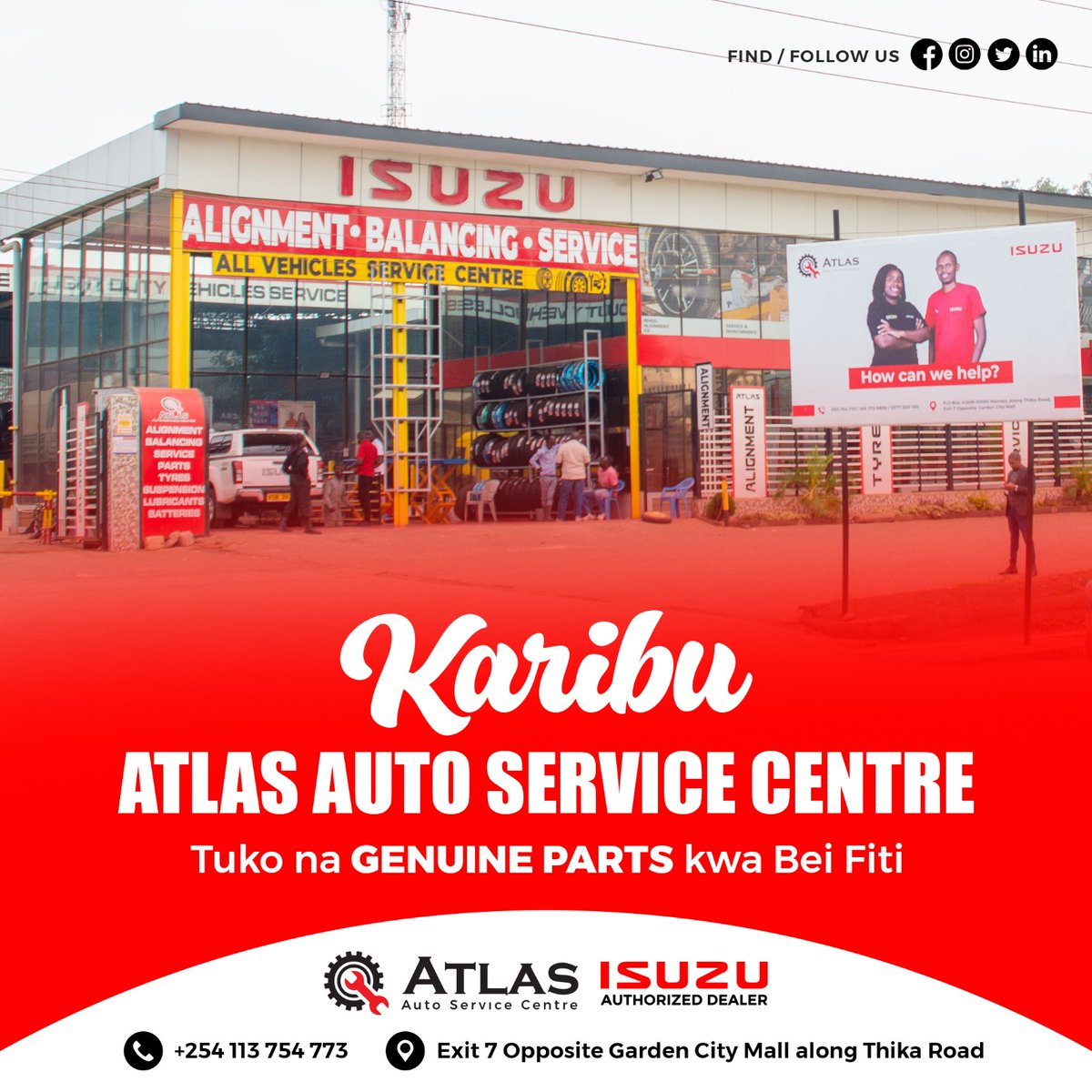 Welcome to Atlas Auto Service Center – Your destination for quality and affordability! 🚗🛠️ Discover a world of genuine parts that won't break the bank. Drive smart, choose Atlas! 💰🔧 #howcanwehelp #KaribeAutoService #QualityParts #AffordablePrices #DriveSmart