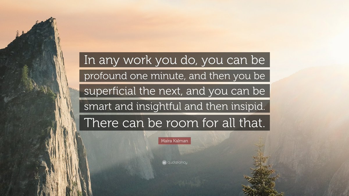 FutureOfUs1's tweet photo. For those making mid-career switches, #ImposterSyndrome is a constant companion.. 

This quote by Maira Kalman, an American artist and writer, puts it in context and makes one feel comfortable. Can you relate to it too?
#Careers #workplace https://t.co/zZmaPtQyDA
