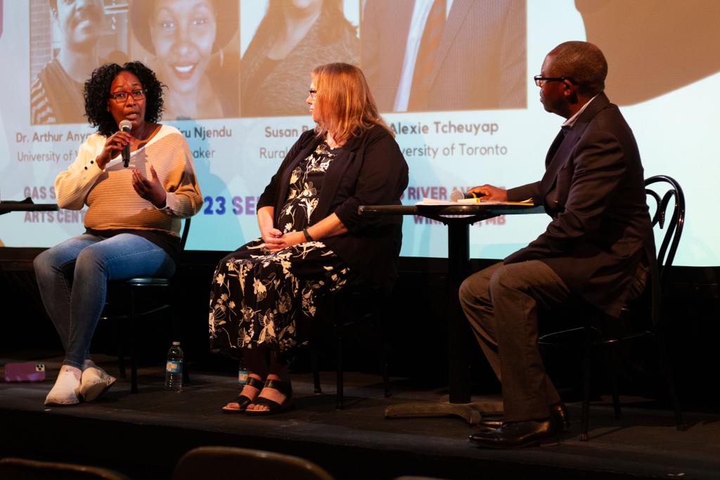 We are proud of our Director/ Producer @wanjirunjendu whose films @thefavor_film and @boxedthefilm are showing at the @amfimca and where she is a panelist. #film #manitobaart #comedy #manitobafilm #africancinema #magic