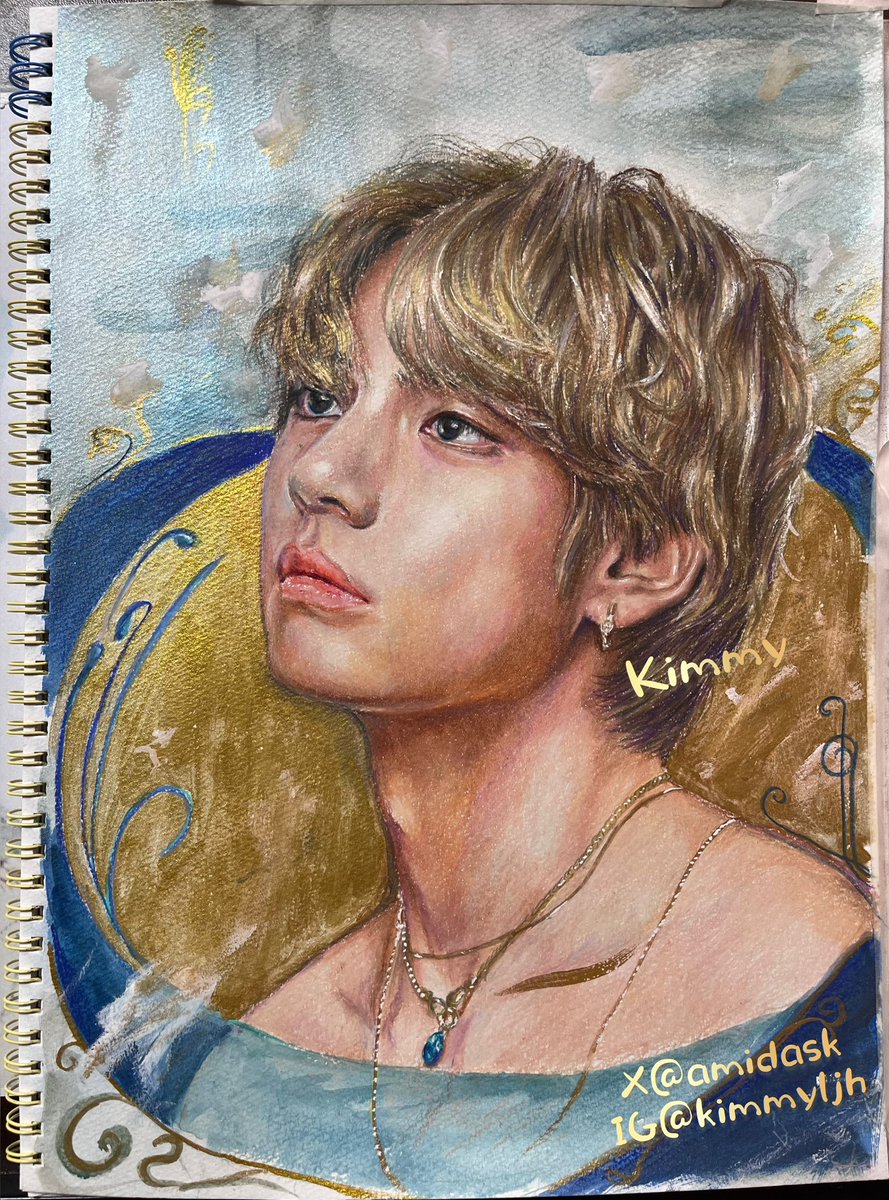 テテ金髪似合うよね~
神々しい
#coloredpencil #뷔 #김태형 #TAEHYUNG #bts  #BTS_V #kpopfanart #btsdrawing