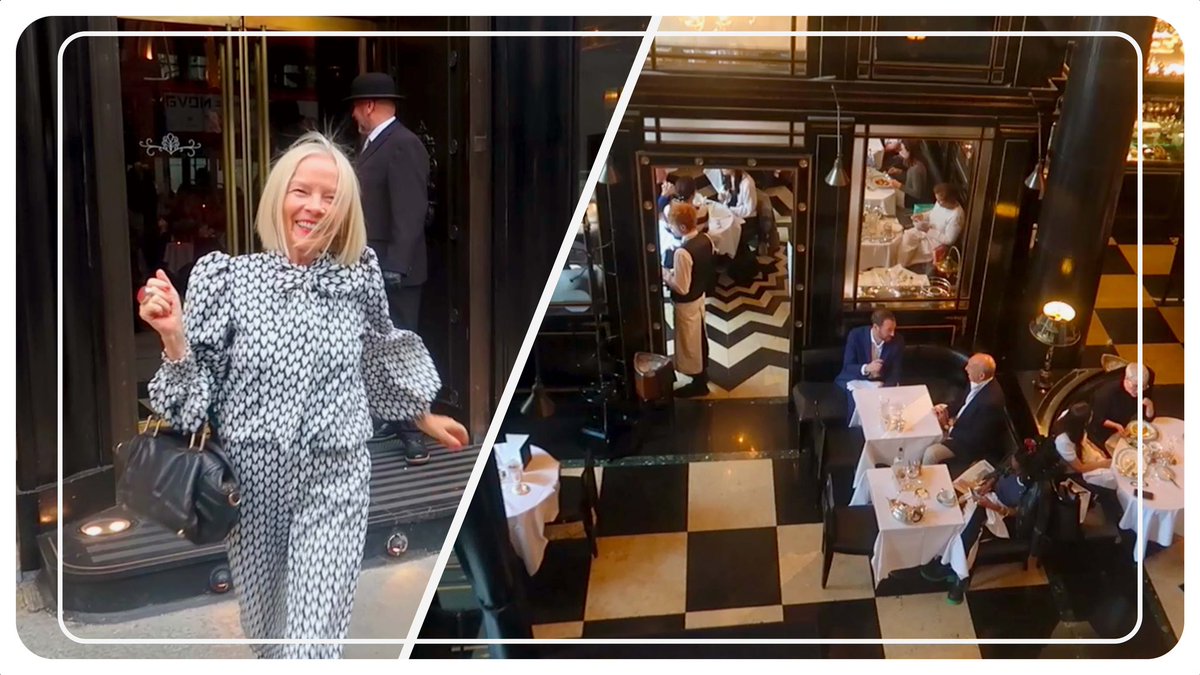 A perfect lunch! Watch here: youtu.be/4yh_HJ5acjs 

@TheWolseley @garethrussell1 @Miss_CL_CLC @anaverdunlondon @paulaschoiceuk #fashionablelondonrestaurants #takethatfans #marylebonevillage #chicfashion #agelessbeauty #skincare #designerjewellery #agoodread #singlelondonlife