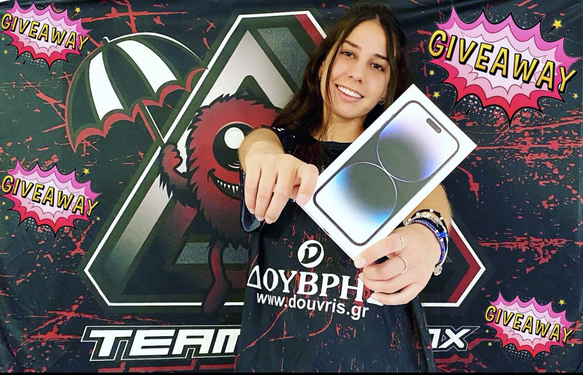 Team Paradox (@teamparadoxgr) on Twitter photo ⚠️GIVEAWAY ALERT⚠️
📌 <a href="/teamparadoxgr/">Team Paradox</a> and <a href="/Douvris_AE/">Δούβρης</a> in a huge giveaway worth of 1200€+
📱 iPhone 14 Pro max - space grey - 128gb
☑️Conditions of participation☑️
1. Follow <a href="/teamparadoxgr/">Team Paradox</a>
2. Follow <a href="/Douvris_AE/">Δούβρης</a>
3. Like & Retweet
4. Tag 2 friends
#Giveaway #iPhone #TPX #ad ⚠️GIVEAWAY ALERT⚠️
📌 <a href="/teamparadoxgr/">Team Paradox</a> and <a href="/Douvris_AE/">Δούβρης</a> in a huge giveaway worth of 1200€+
📱 iPhone 14 Pro max - space grey - 128gb
☑️Conditions of participation☑️
1. Follow <a href="/teamparadoxgr/">Team Paradox</a>
2. Follow <a href="/Douvris_AE/">Δούβρης</a>
3. Like & Retweet
4. Tag 2 friends
#Giveaway #iPhone #TPX #ad
