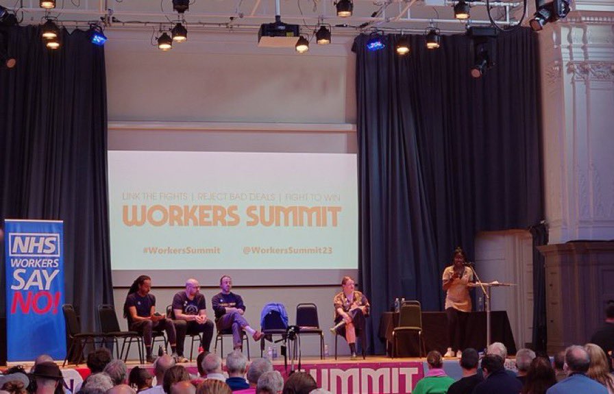 LNYeducators's tweet photo. It was amazing to see some of our very own London New & Young Educators at the @WorkersSummit23. Weβre so very proud of Sam, Shaniqua and Carly.
WE ARE THE UNION β #WorkersSummit https://t.co/xXfCuo9wfx