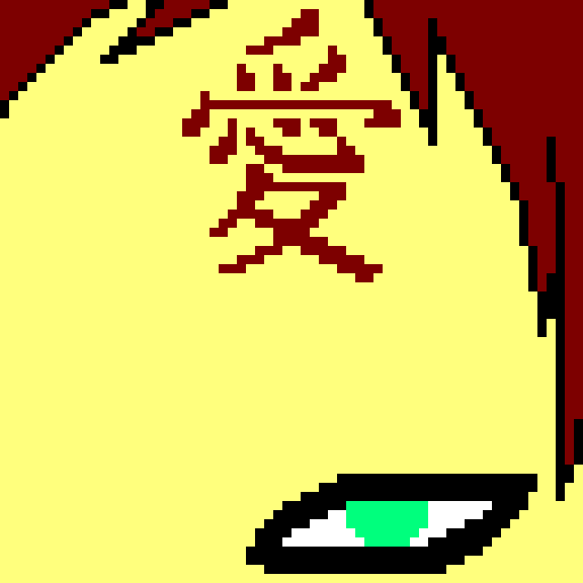 loderunner9882's tweet image. 我愛羅
#ドット絵 #pixelart #NARUTO