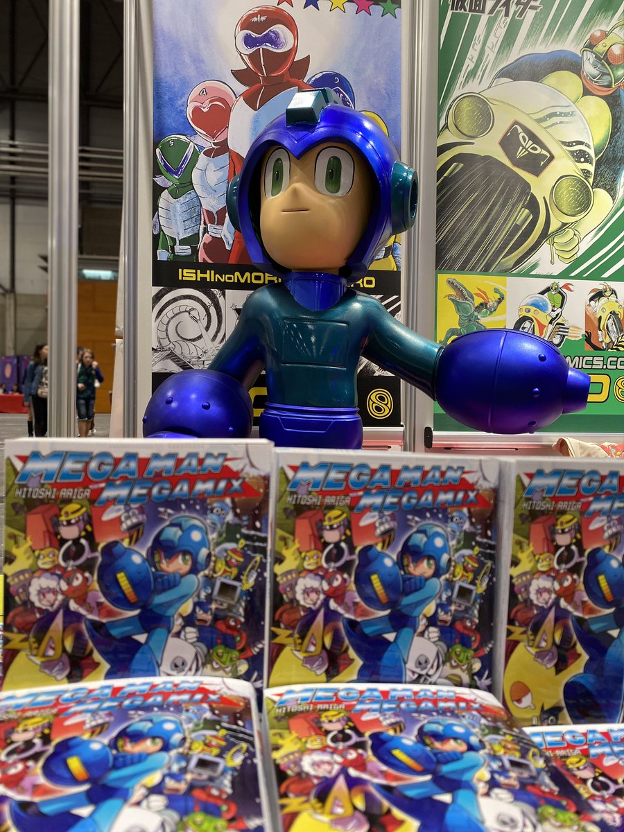 oosocomic's tweet image. Último día en la @Japan_Weekend #Madrid 
#MegaMan🔵 #GetterRobot 🤖#Mazinger #CutieHoney 💕#Xventure 🧬