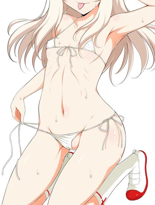 マイクロビキニ+上履きというオカズがとてもおいしくて好きです#プリズマイリヤ 