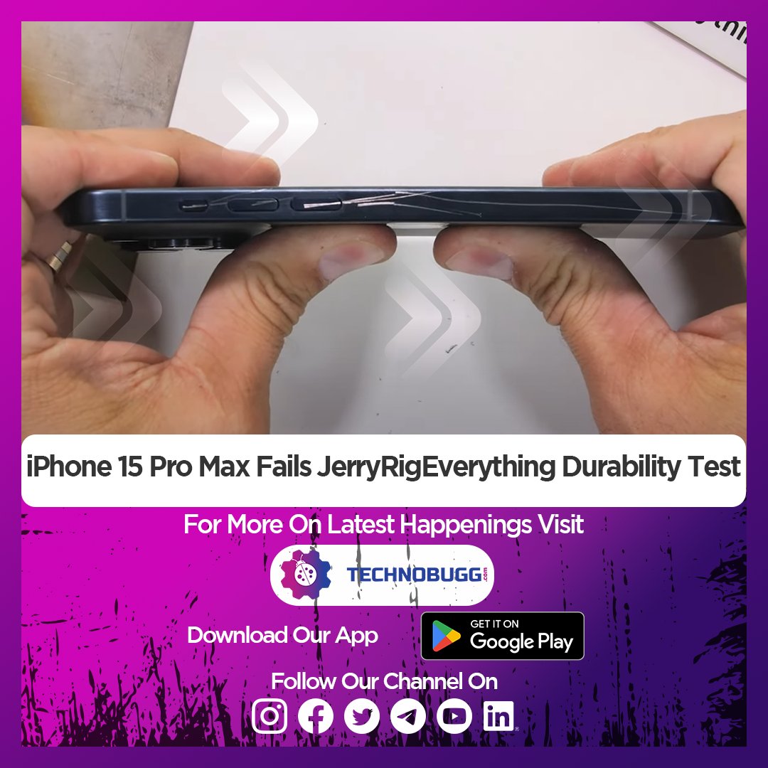 akhiljoseph's tweet photo. #iPhone15ProMax #JerryRigEverything #Durability #Fail #Tech #BreakingNews #Smartphone #Apple #iPhone #Gadget #Mobile #FailOfTheDay #Ouch #DropTest #ScratchTest #BendTest #FlameTest #WaterTest https://t.co/56GCTo3g8O