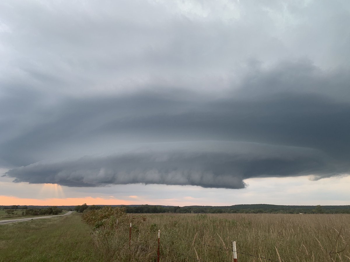 Personal photo of the day, taken west of Beggs OK #okwx