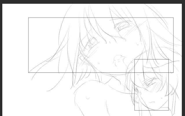 コマ割の都合で描いた部分が消えてしまう悲しみ 