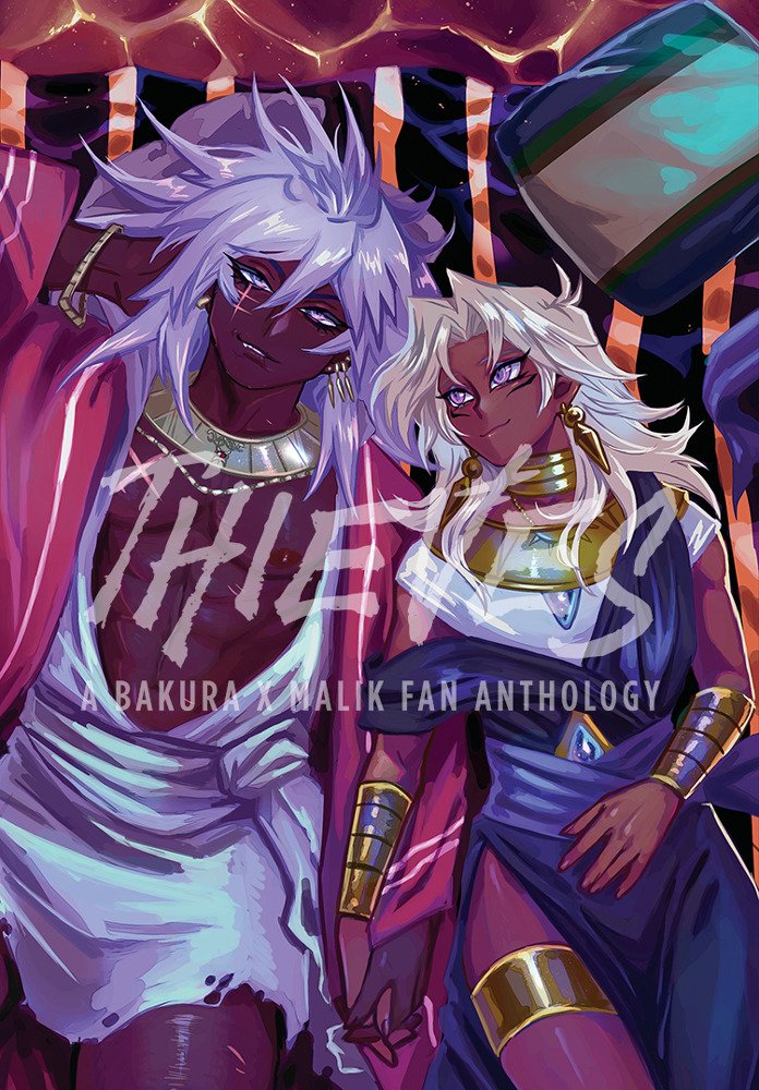 ThievesZine's tweet photo. Back Cover Reveal✨
-
Here's a full look at the Thieves Zine's gorgeous back cover! 

We'll be announcing our preorder period on Monday (9/25)📌, so keep an eye out for your chance to have this beautiful work of art watermark free~🤍
#thiefshipping #citronshipping #バクマリ https://t.co/eEpfhPenXz