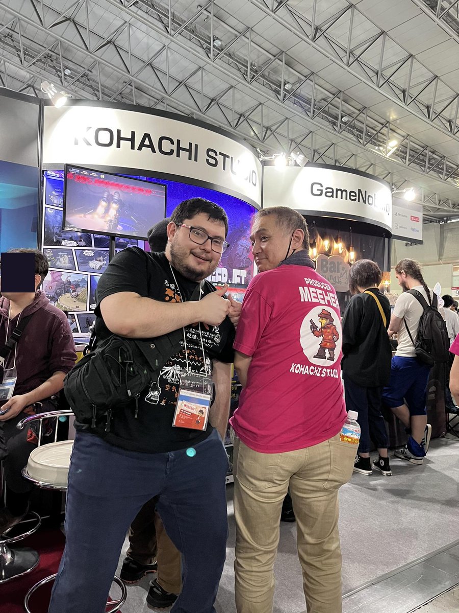 Thank you very much <a href="/RyoSK1942/">石黒しなの@KOHACHI STUDIO</a> !

It was an honor to meet you all during this #TGS2023コスプレ , we sincerely hope we can meet you all again in the future! please come to visit us in Chile (we're all big fans of your work!)

We look foward to [BLACK FINGER JET]!