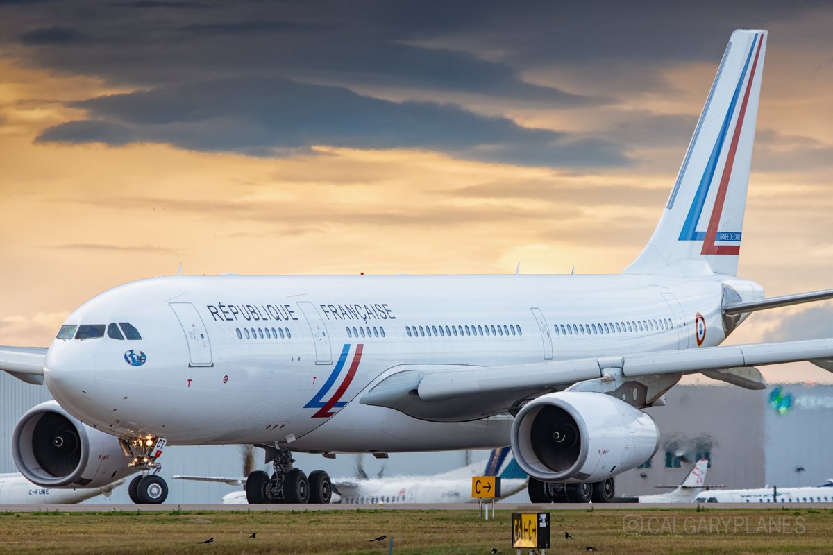 A Saturday French visitor. #yyc #Calgary #frenchairforce #airbusa330