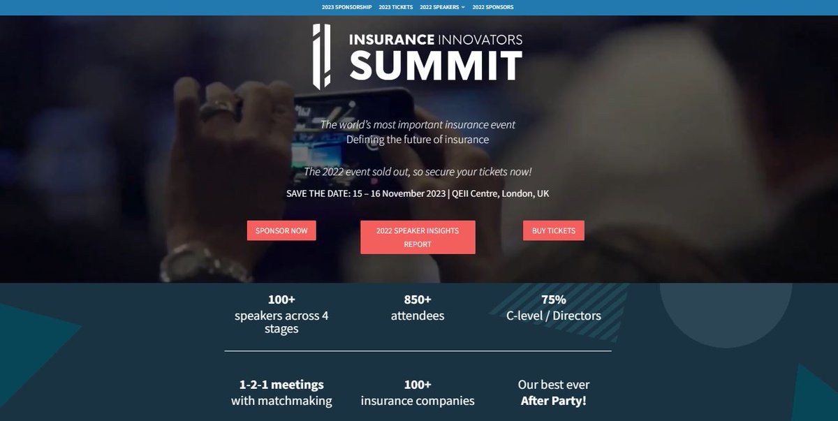 stratorob's tweet photo. We are a proud #mediapartner of "#insurance Innovators Summit 2023", bringing 850+ senior executives, incumbents & #insurtech
Speakers:
☑️Tara Foley, CEO Retail, AXA
☑️Tim Bailey, CEO UK, Zurich
☑️Ant Middle, CEO UK, Ageas
🔗Link: https://t.co/Yj2WueXunW
#digitalscouting https://t.co/pj0RqFgWg7