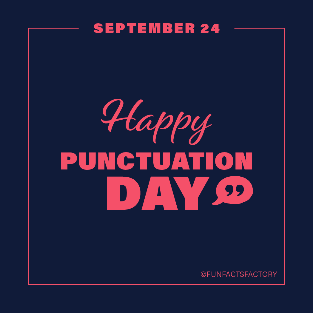TheFunFacts_'s tweet image. ❓ ❗️❓ ❗️ Happy #PunctuationDay! Whether you're a fan of the humble comma, the dramatic exclamation mark, or even the mysterious semicolon; today's your day! #GrammarGeek #September24 #funfacts #onthisday #otd