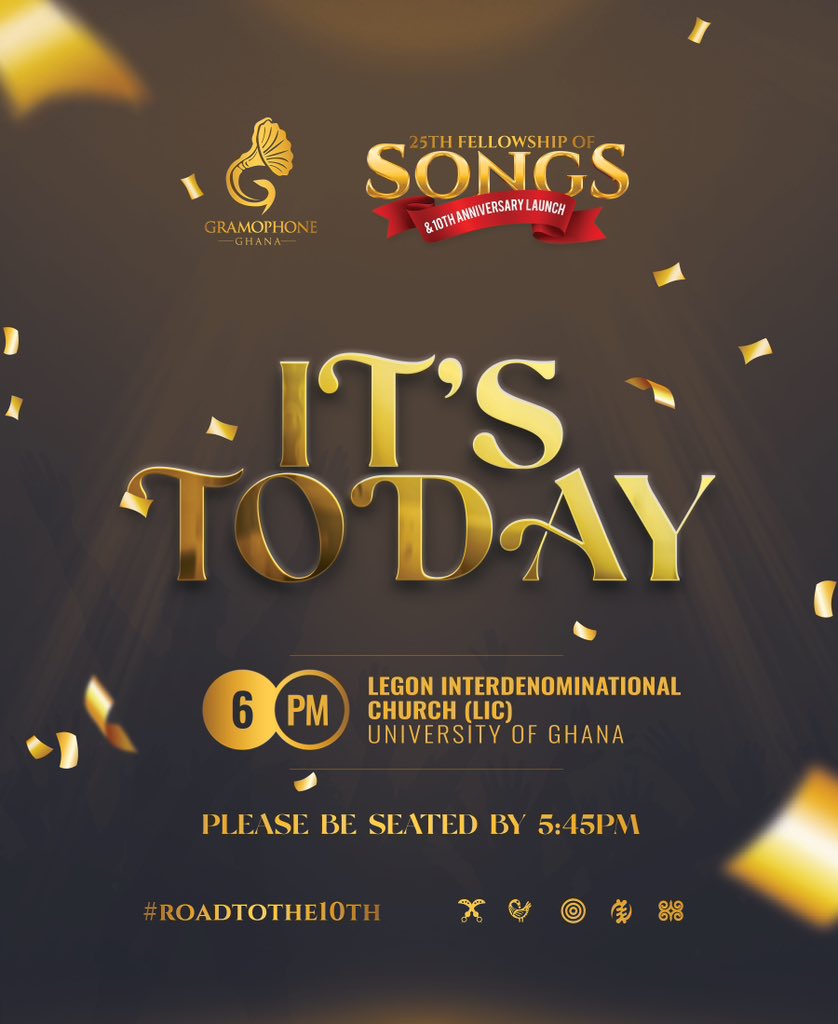 Gramophone_Gh's tweet photo. Make that call. Invite that friend and meet us at LIC because it's T O D A YππΎππΎππΎ
Prepare your hearts to fellowship; for the Lord is good!
#gramophonechorus #gramophonegh #FOS #25FOS #roadtothe10th #10thAnniversay #anniversarylaunch #celebration #theme #theLordisgood #music https://t.co/DHRQP1eJEd