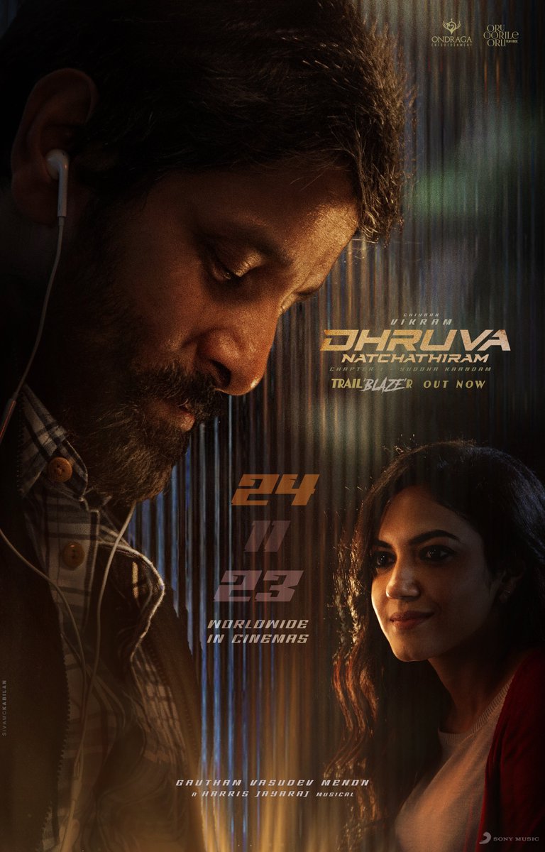 iammoviebuff007's tweet photo. #DhruvaNatchathiram New Poster..🔥 Grand Release on Nov 24..✅💥

#ChiyaanVikram | #GowthamMenon | #HarrisJayaraj https://t.co/n1sJkfDTMf
