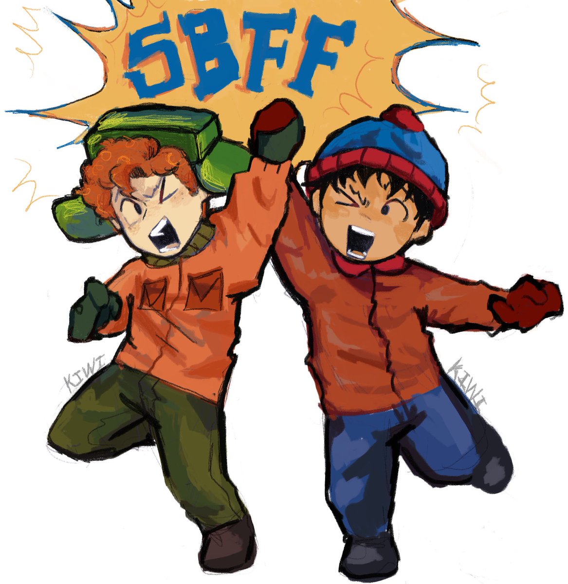 Best friends!

(I had this drawing saved for a while so I’m finally publishing it jsjsjd)

#sptwt #SouthPark #KyleBroflovski #ericcartman #southparkfanart #stanmarsh