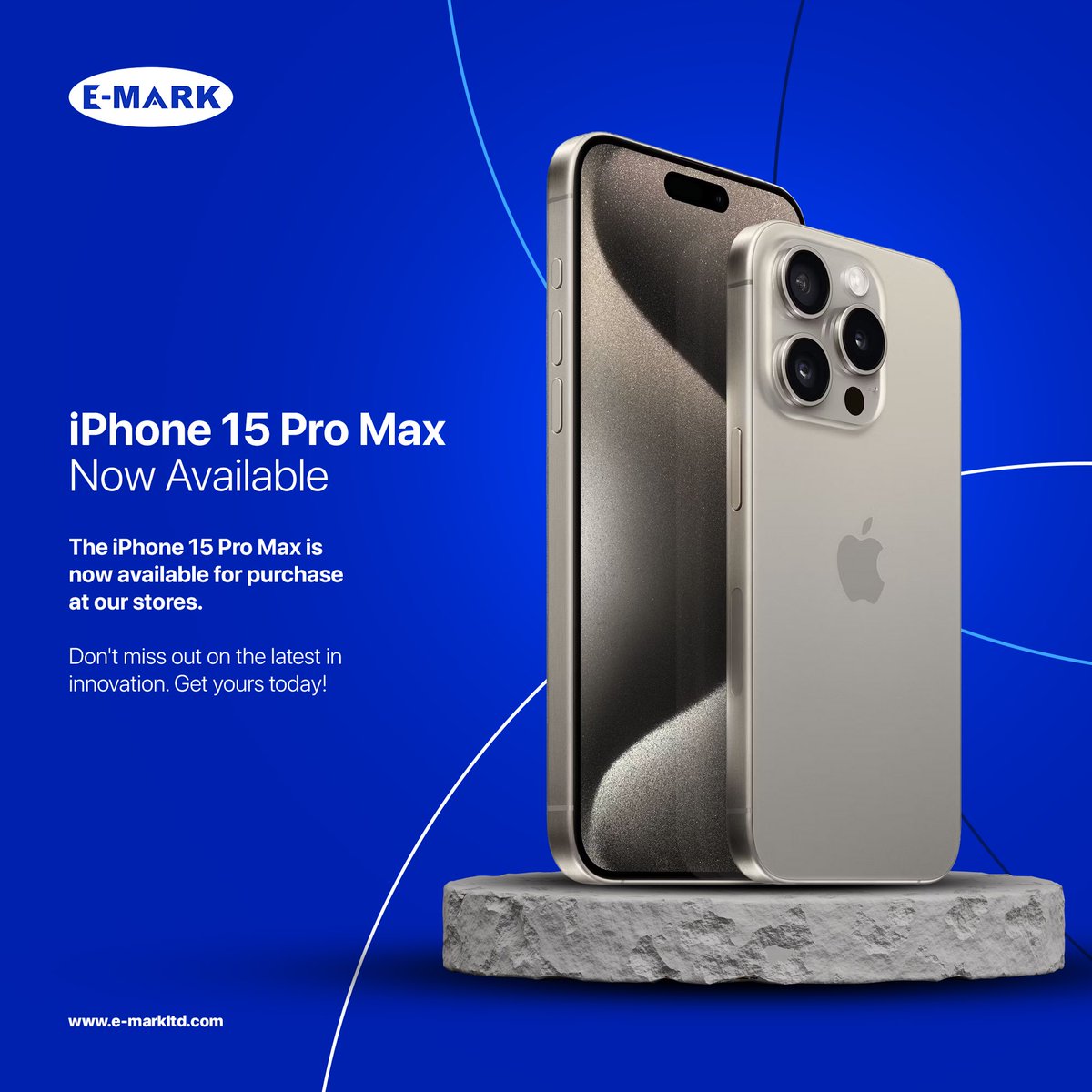 emarkzm's tweet photo. The wait is finally over. Get the new iPhone 15 today. Now Available for purchase in store.
#iphonephotography #iPhone15 #StepOut15 https://t.co/kV7j8hw7OX