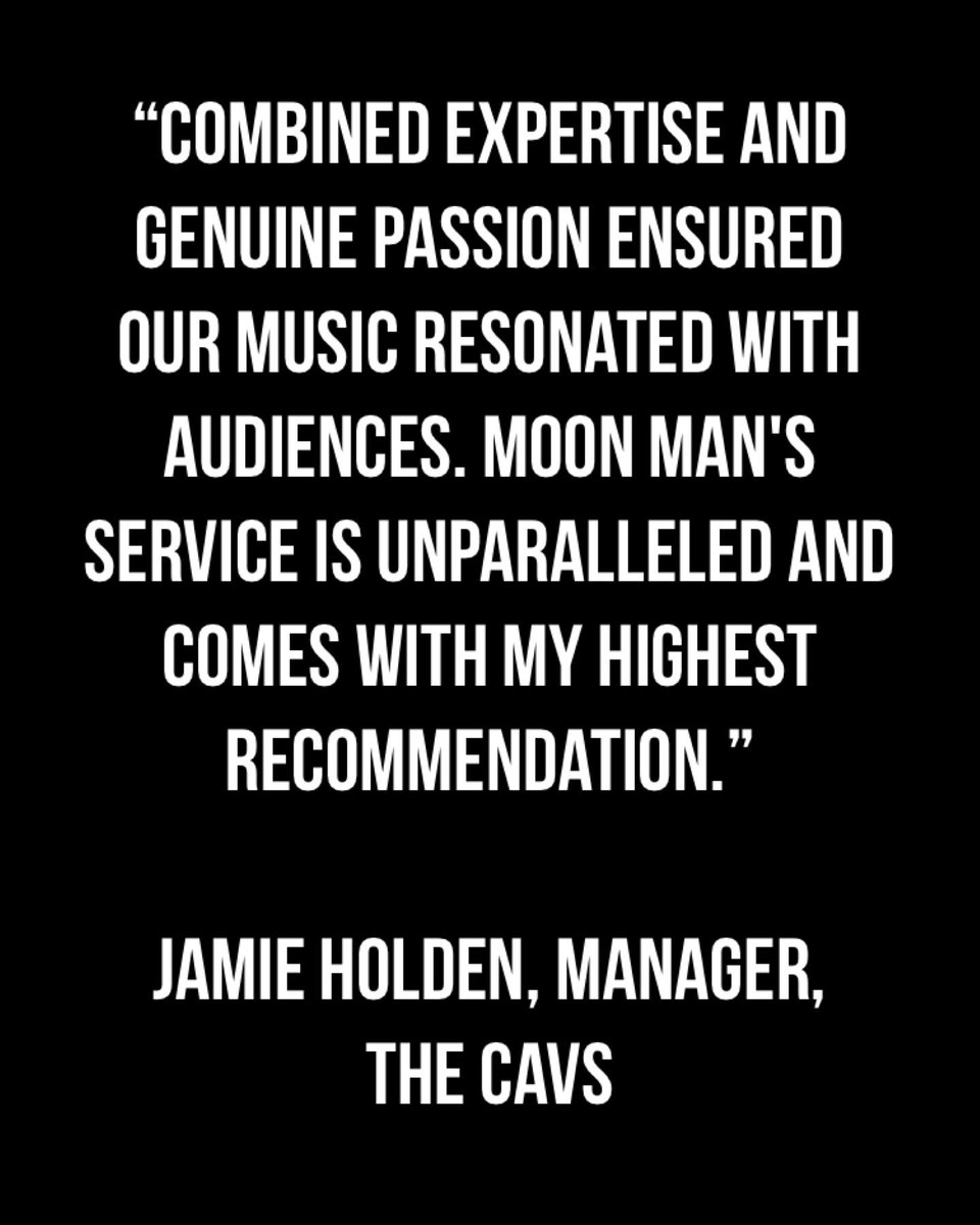 Client testimonials like this make it all worthwhile! Thank you for the kind words @CavsBand @jamierdholden 🎶💙  Means the world!! 🎶💙 

moonmanpr.com 

#music #pr #clients #bands #emergingbands #musicians #management #gratitude #testimonials #musicindustry #thankyou