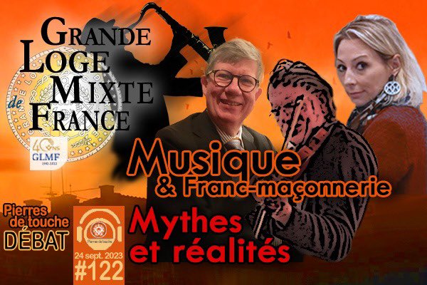 GLMF_Officiel's tweet photo. Ce dimanche 24 septembre à 10h @RadioDelta_Fr Pierres de Touche n•122 : « Musique et franc-maçonnerie, mythes et réalités : des voies initiatiques ? »
Invité : Thierry Geffrotin
Pour écouter (podcast disponible à 18h)👉 https://t.co/wq7KAPjoR6
#francmaçonnerie #musique #glmf https://t.co/8QblEtyM01