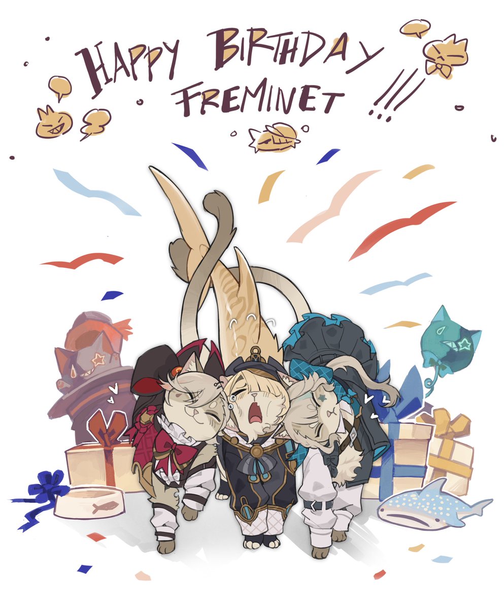 heyitspegkat's tweet photo. HAPPY BIRTHDAY FREMINET 🎉🎁 !!!
#Freminet #Lyney #Lynette https://t.co/zovXI4qePH