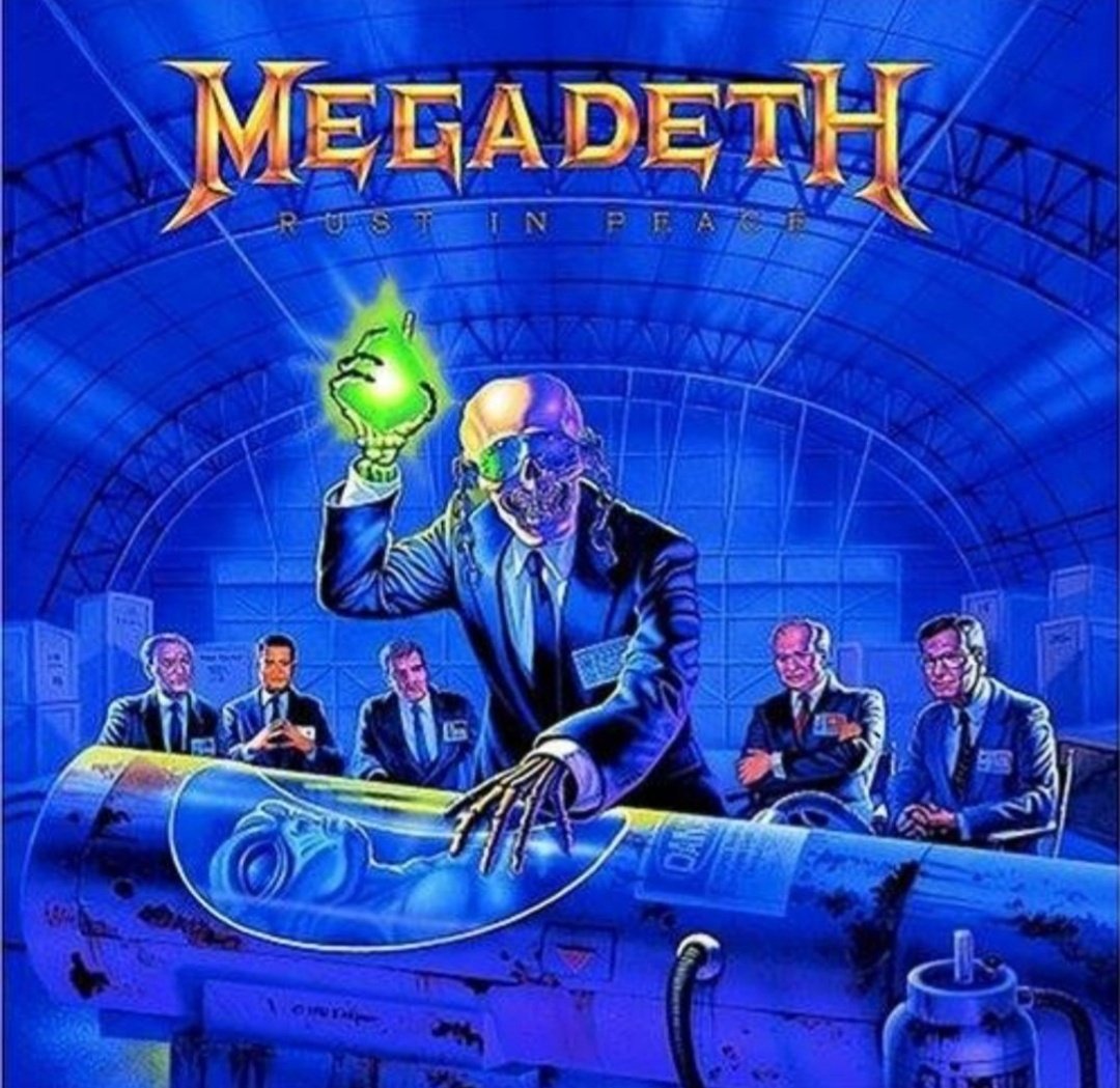 September 24, 1990. The 4th studio album of the band MEGADETH, called ''Rust in Peace'', is published. Rust in Peace marked the debut of guitarist Marty Friedman and drummer Nick Menza, who replaced Jeff Young and Chuck Behler, respectively, in 1989.
How  do you rate this album?