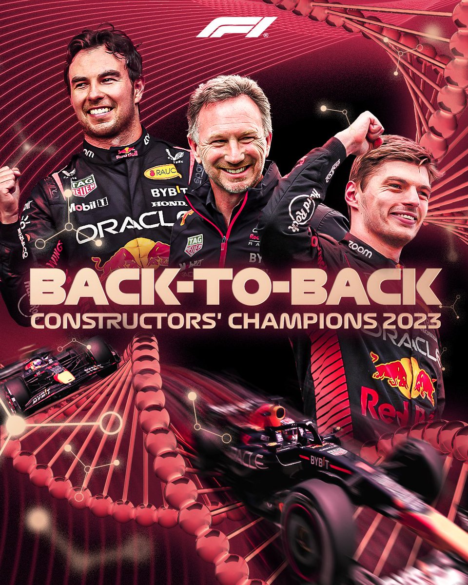 CHAMPIONS! 🏆 @redbullracing make it back-to-back constructors’ titles! #F1 #JapaneseGP