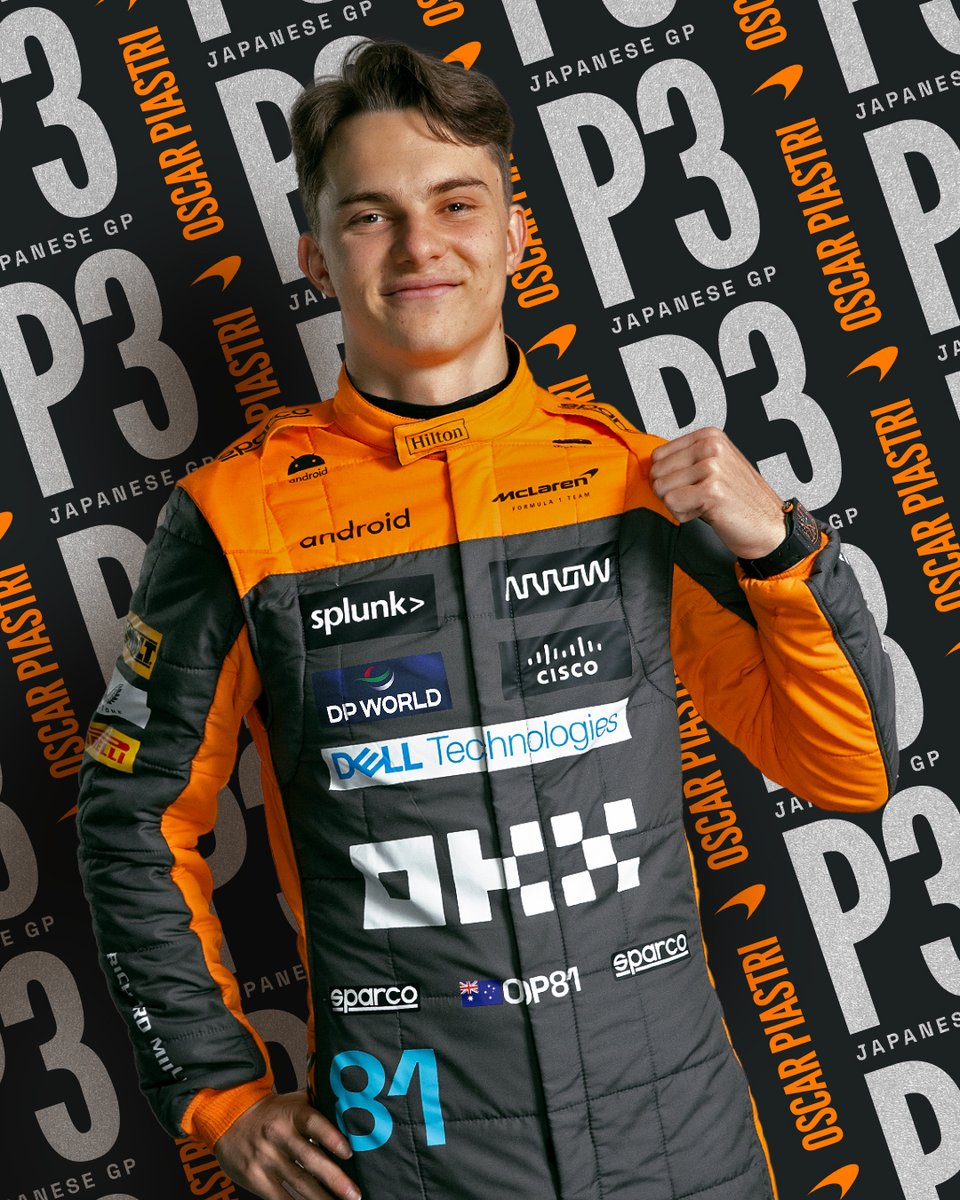OSCAR PIASTRI, YOU ARE ON THE FORMULA 1 PODIUM!!! 🤩🏆

It’s P3 in the #JapaneseGP for our rapid rookie… we repeat… ROOKIE! Stunning drive! 👏🇯🇵