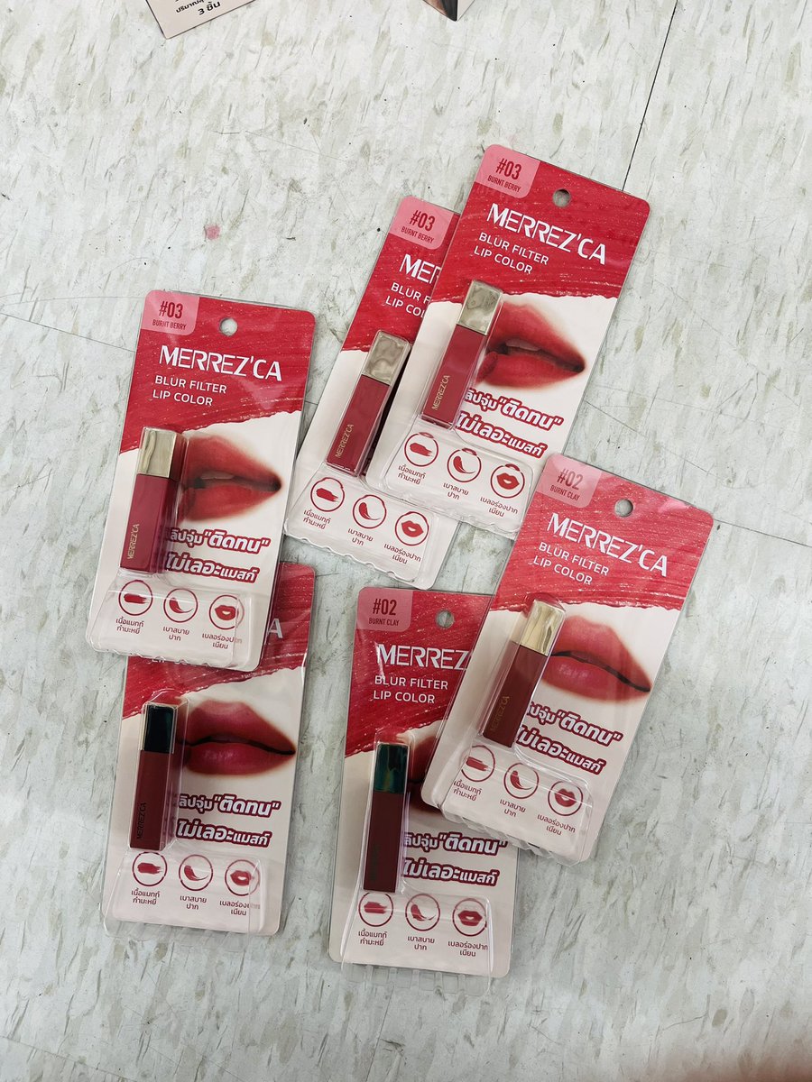sevendayofweek's tweet photo. #ส่งต่อ
โล๊ะๆๆๆๆ‼️ ลิป MERREZ CA เบอร์ 03 และเบอร์02
 แท่งละ50บาทเท่านั้น‼️
ของสภาพใหม่ ยังไม่เคยแกะใช้

สนใจ DM หรือ จิ้มลิงค์ได้เลยงับ https://t.co/v7NiKVR5tx

#สกินแคร์ #สกินแคร์พร้อมส่ง #เครื่องสำอาง #เครื่องสําอางค์มือสอง #คสอ #ส่งต่อสกินแคร์ #ส่งต่อเครื่องสำอาง #ส่งต่อ https://t.co/uxvKAi64T0