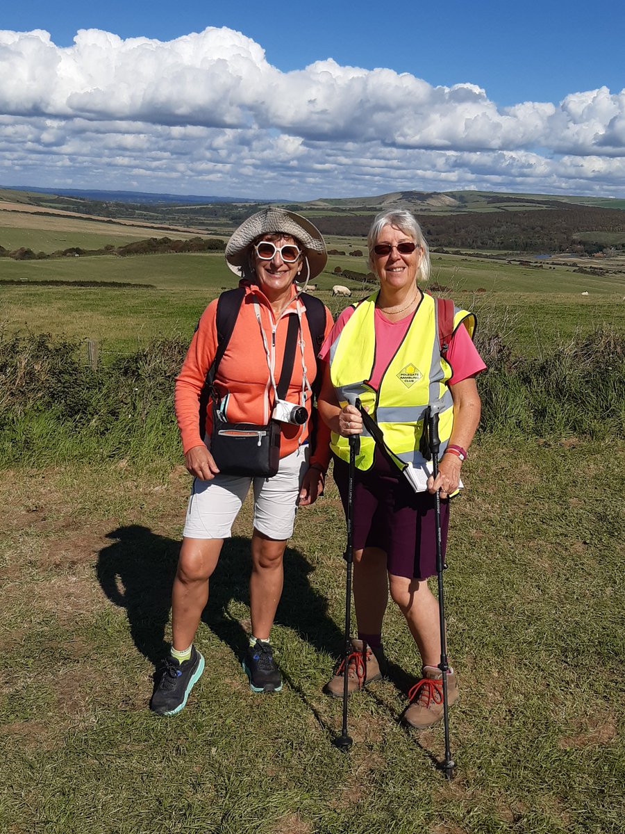 Meet Bernar from Spain who came to Eastbourne especially for the @EBWalkFest and who walked every day. She has surely travelled the furthest to join us? @VisitEastbourne @Eastbournenews