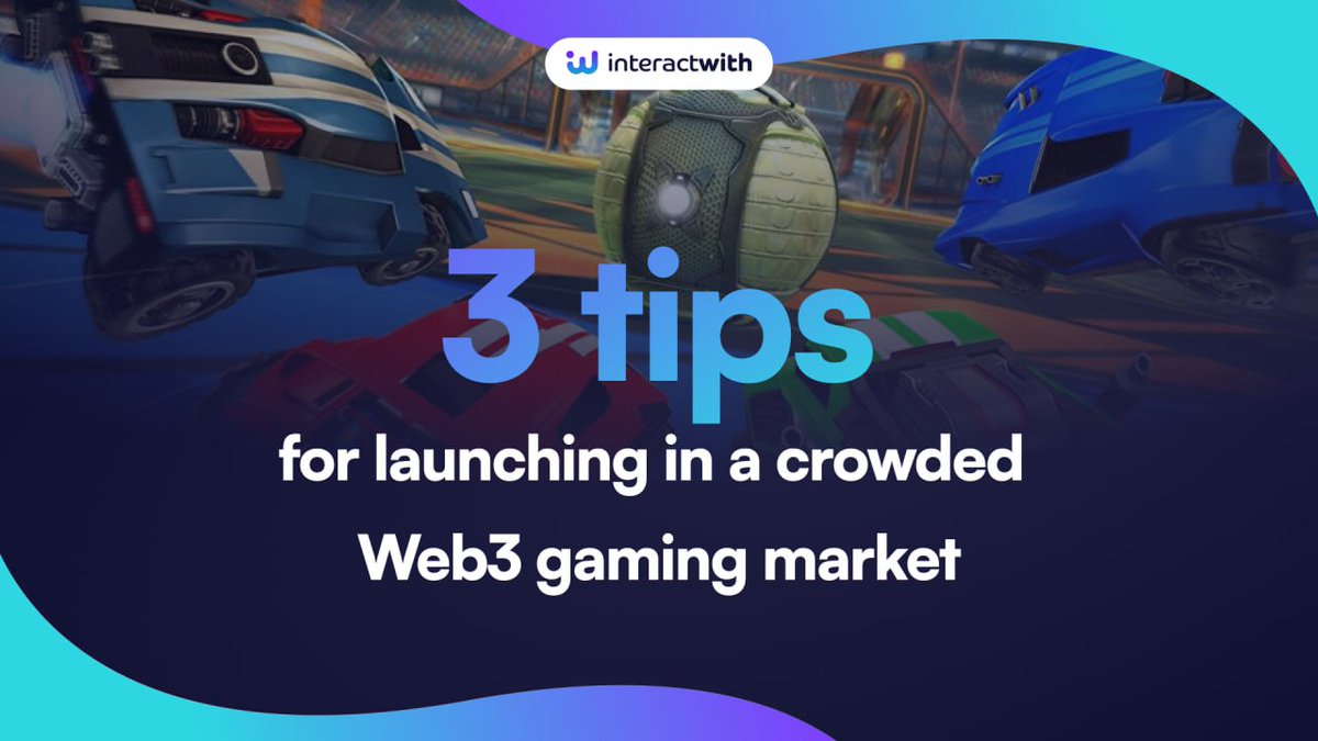 Want to stand out in the crowded #web3 gaming market? 

👾 Check out our blog post on #InteractWith, where we share 3 key tips for launching your game successfully. From building a strong community to leveraging NFTs, we've got you covered! 

Here you go: interactwith.com/company/blog/a…