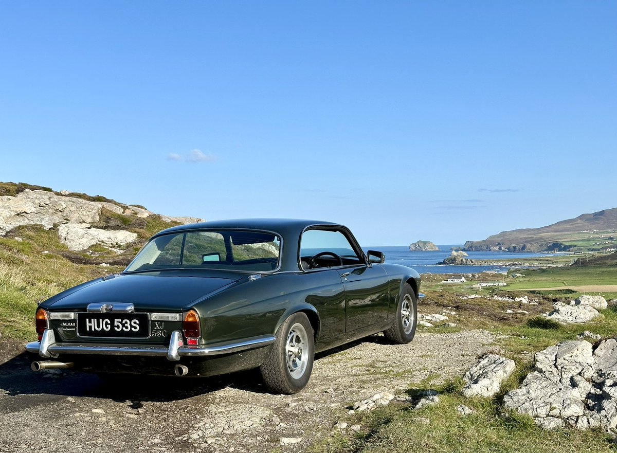 harrym_vids's tweet photo. I took my Jaguar XJC V12 on a road trip to N.Ireland recently and not everything went according to plan.. 
You can watch what happened when the latest HG video goes like on YouTube at 5pm today. https://t.co/8aE9Ef0dnD