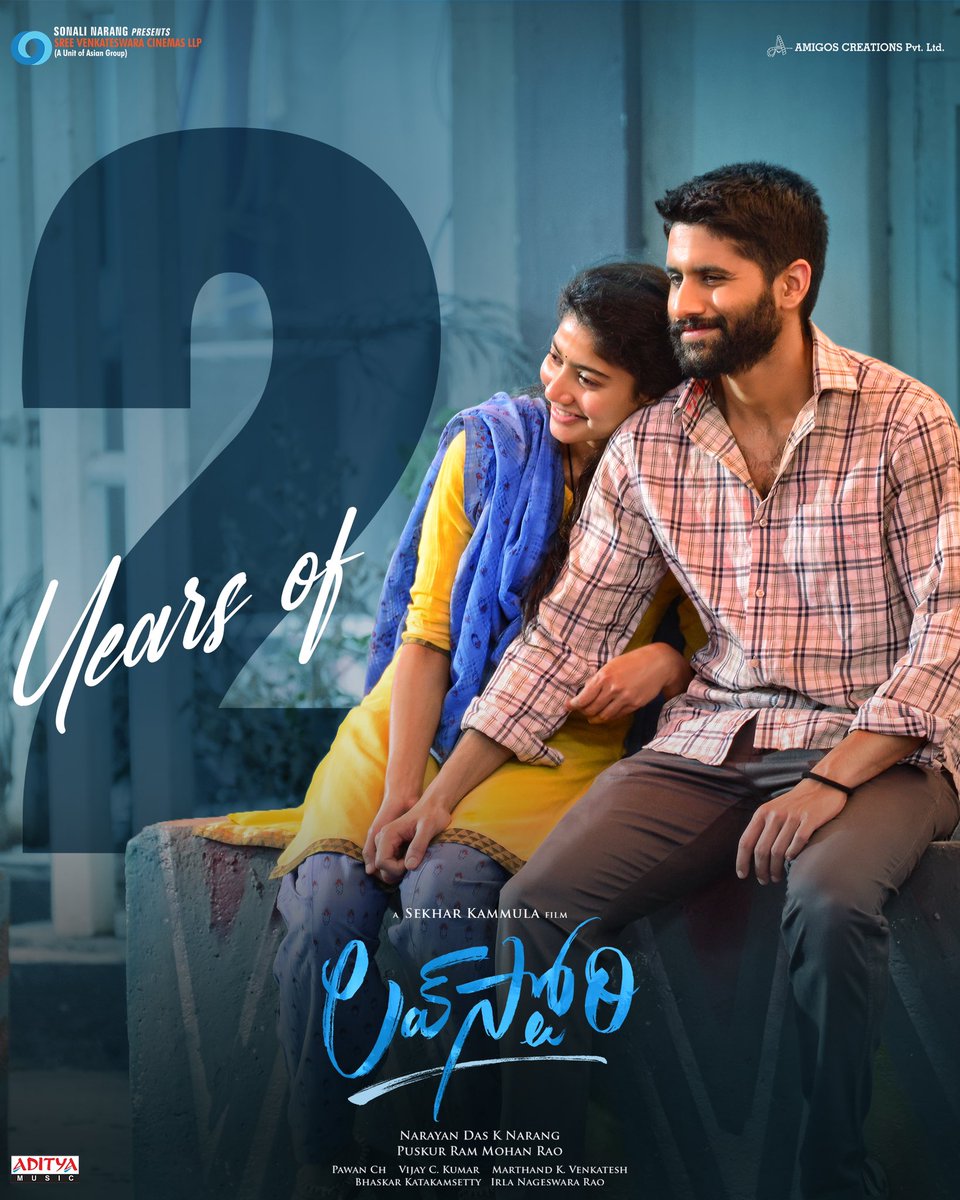 chay_akkineni's tweet photo. #2YearsOfLoveStory 

@Sai_Pallavi92
@sekharkammula @SVCLLP #AmigosCreations @AsianSuniel @pawanch19 @adityamusic https://t.co/BXB3dXxLmF