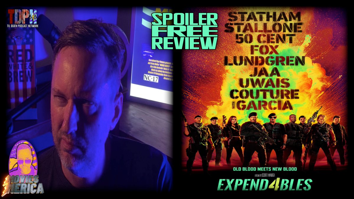 New #SpoilerFree #Review Up!!

Expendables 4 (2023) SPOILER FREE REVIEW | Movies Merica

#Expendables4 #MovieReview #JasonStatham #SylvesterStallone #50Cent #MeganFox #DolphLundgren #TonyJaa #IkoUwais #AndyGarcia #RandyCouture #JacobScipio #ScottWaugh

rumble.com/v3kaxbj-expend…