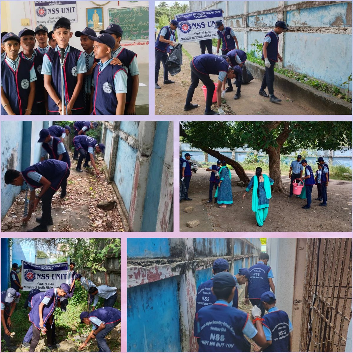 nssghssbvanakba's tweet image. Nss unit GHSS (B) Vanakbara -Diu today organised by nss Activities like cleanliness Awareness campaign, essay writing, rangoli, parents meeting, drawing,chorus song,and rally under #NSS day celebration.
#happynssday
#nssunit