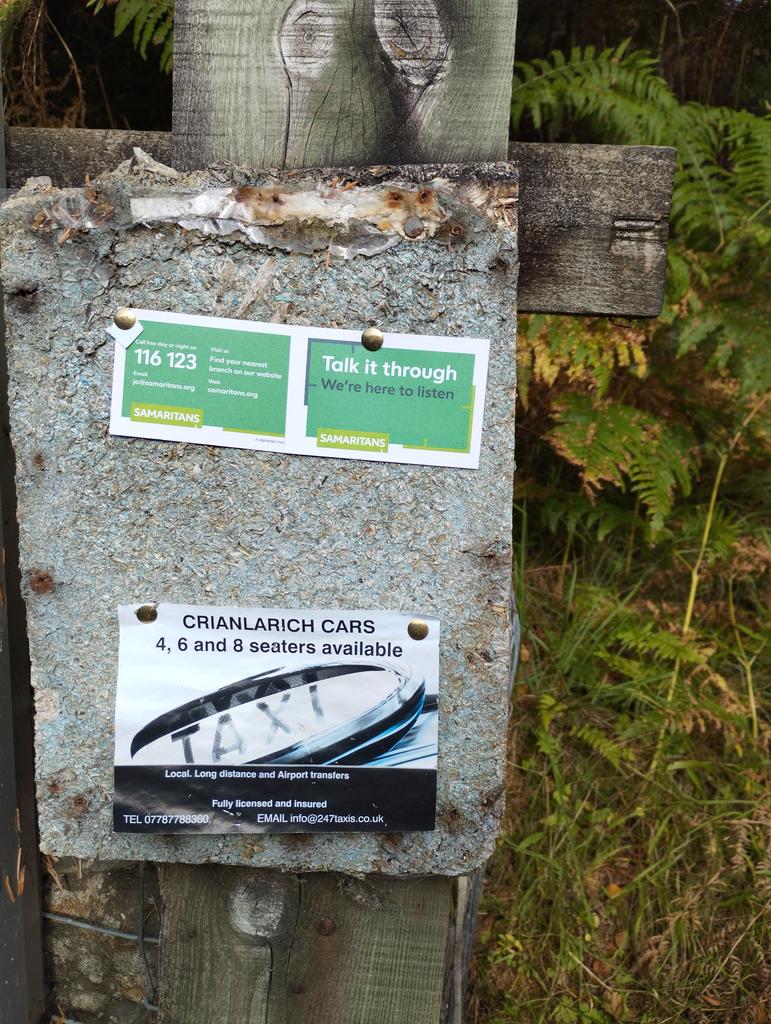 Falkirk Samaritans (@falkirksams) on Twitter photo Day 4 .... weather forecast isn't looking the best today.
Some simple awareness cards left yesterday. If you're doing the <a href="/westhighlandway/">WestHighlandWay</a> look out for our <a href="/samaritans/">Samaritans</a> awareness cards. Day 4 .... weather forecast isn't looking the best today.
Some simple awareness cards left yesterday. If you're doing the <a href="/westhighlandway/">WestHighlandWay</a> look out for our <a href="/samaritans/">Samaritans</a> awareness cards.