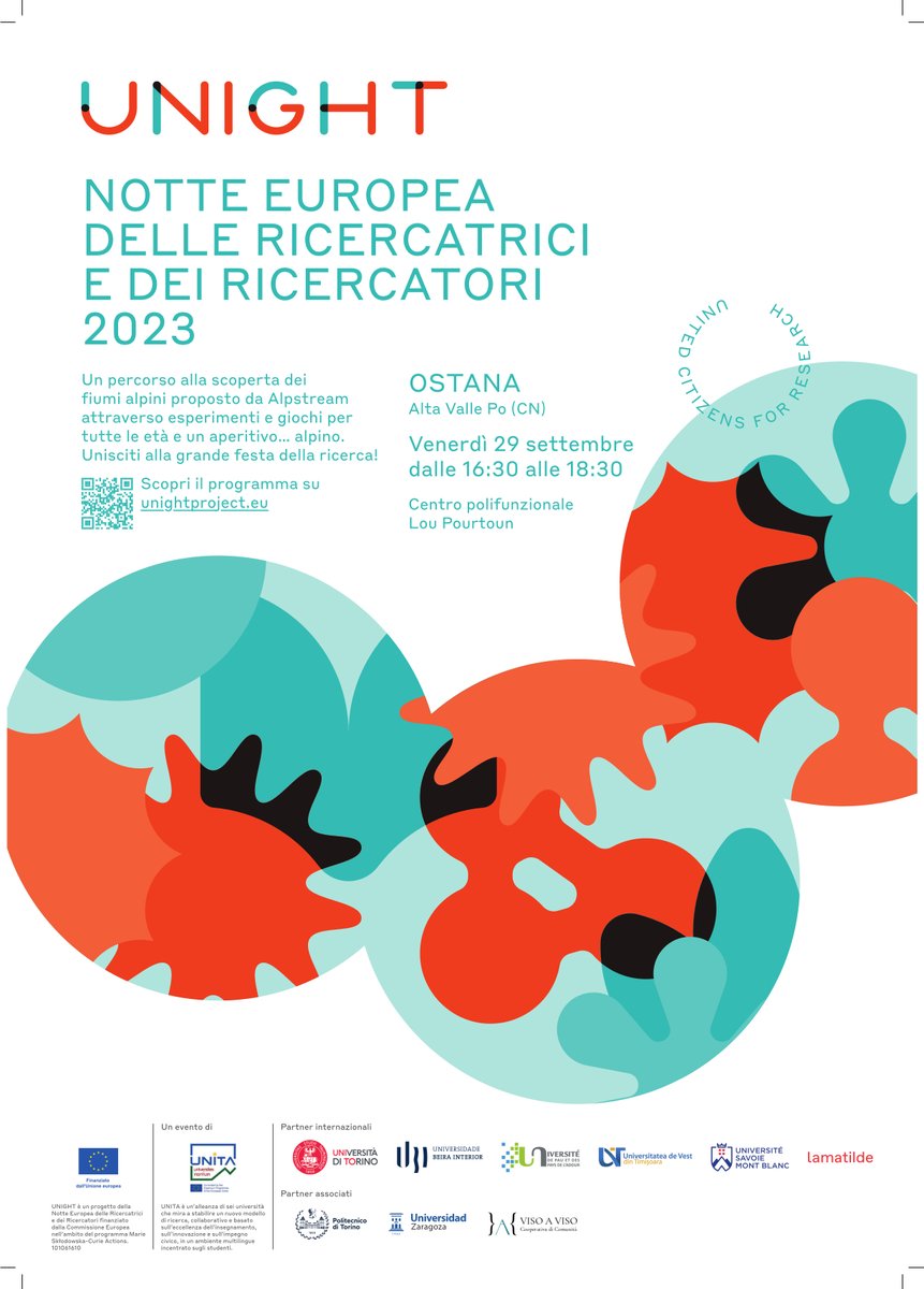 dbiosunito's tweet image. UNIGHT 2023 ad OSTANA (CN) venerdì 29 settembre ore 16.30-18.30, Centro Alpstream c/o Centro Lou Pourtoun
CLUEDO AD ALPSTREAM: SCOPRI I SEGRETI DEI FIUMI CHE CAMBIANO. Attività ludico-ricreative sulla biodiversità dei fiumi alpini e l&apos;impatto delle attività umane
#UNIGHTproject
