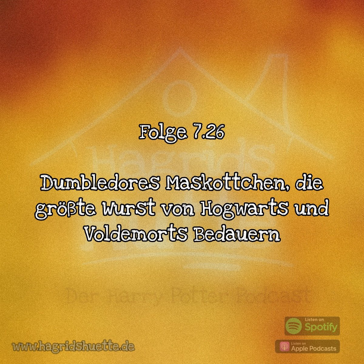 Ist es denn schon wieder Zeit für eine neue Folge Hagrids Hütte? Ja! Und anders als Michel am Anfang sagt sind wir in Kapitel 32, nicht 33! Upsi.