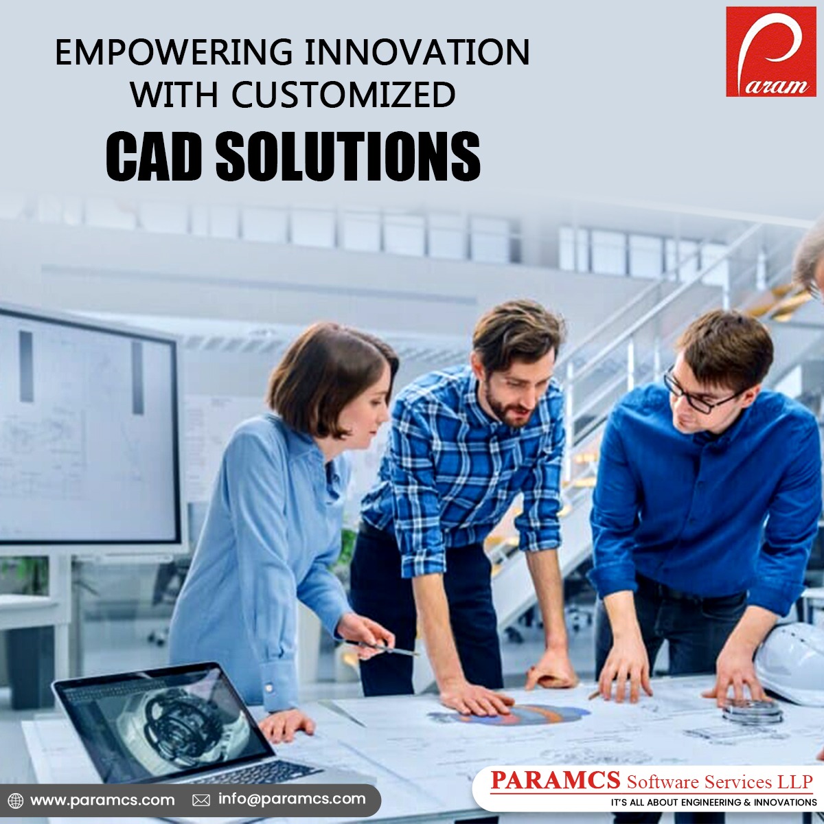 paramcs's tweet image. Innovation Through Personalized CAD Solutions.
PARAMCS Software Services LLP
For More Information
Contact Us- +91 9975648490
🌐 paramcs.com
Email:- info@paramcs.com
#CADInnovation #DesignExcellence #CustomCAD #EngineeringSolutions #CADMagic #PersonalizedCAD