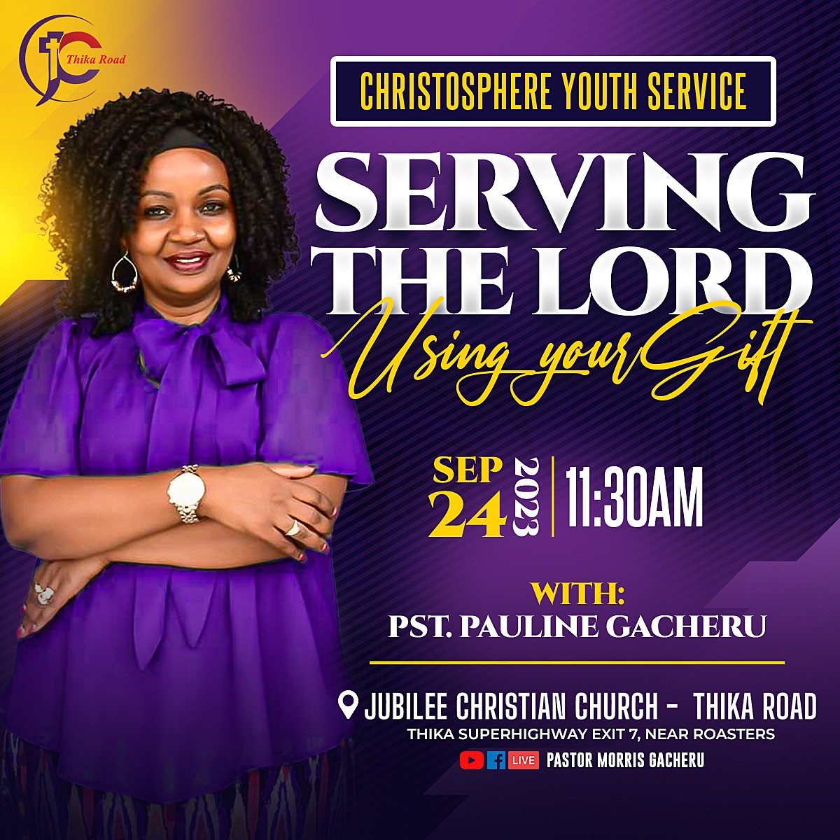 christospheretr's tweet photo. Join us today from 11:30am!
@JccThikaRd
#Christosphere
#YouthMinistry
#WePreachChrist https://t.co/UeXGrQDrkE