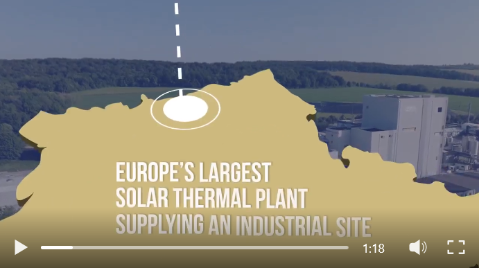 Richard_Loyen's tweet photo. La chaleur solaire pour décarboner l'industrie, ça marche ! La preuve à Verdun, avec l'installation de @newheatsolar chez @groupe_lactalis,  près de 15 000 m² de capteurs + 3 000 m3 de stockage, vont produire 8 000 MWh et économiser 2000 tonnes de  CO2/an https://t.co/G2ftGAZDNA https://t.co/3bMfyVGesF