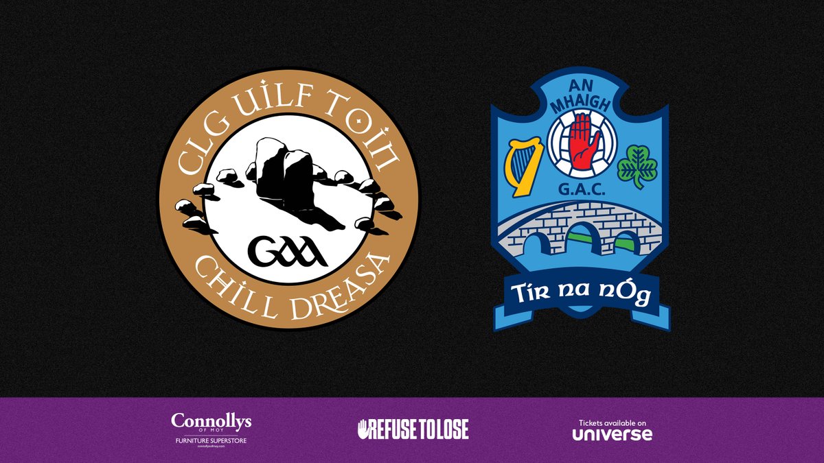 Today's Connollys of Moy Intermediate Championship game between <a href="/KWTGAC/">Kildress Wolfe Tones</a> and <a href="/AnMhaigh/">Moy Tír na nÓg G.A.C</a> has been POSTPONED. 

The Senior Championship game between <a href="/EglishGAC/">Eglish GAC</a> and <a href="/DgnClarkeGFC/">Thomas Clarke GFC</a> goes ahead at 2.00pm in Edendork. 

We will confirm arrangements for supporters who have purchased double