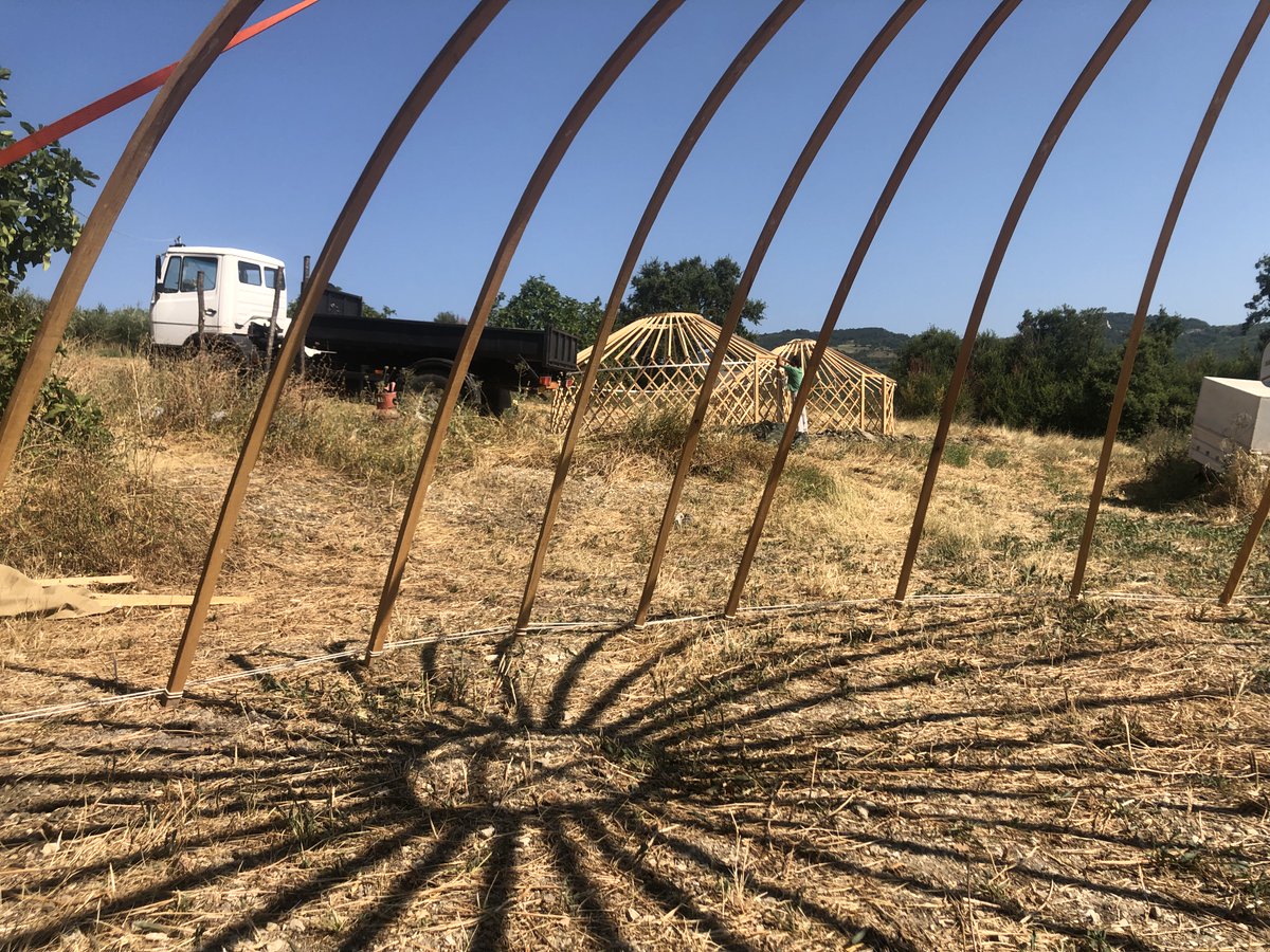 #abruzzo #viewfromanalachigh #yurts #yurte #alachigh