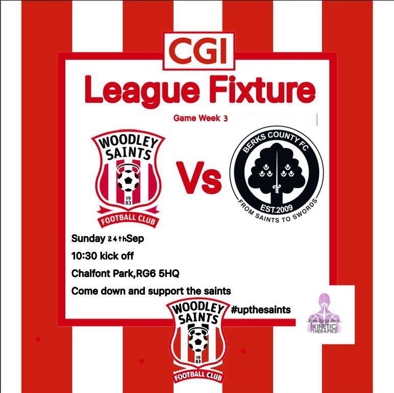 MATCH DAY! We look to continue out unbeaten start to the season against Berks County. In what should be a very close game, the boys will be looking to take all three points. Come down and support the boys! #UpTheSaints