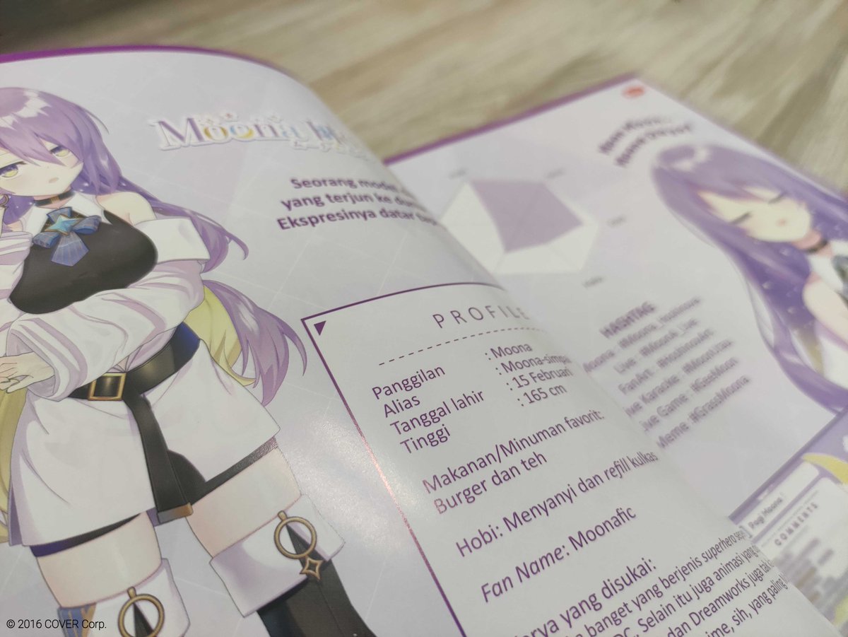 moonahoshinova's tweet photo. Hari minggu gini enaknya ngapain yaa???
Baca hololive IDENTITY OFFICIAL FANBOOK sabi kali~

keren banget ternyata buku ini jadi BEST SELLER NO.1 Kategori Entertaiment di seluruh gramedia !!!! Terimakasih ya!!

Buat yang belum beli bisa checkout disini loh!
https://t.co/kRTndnAJDC https://t.co/lnOM87EpIE