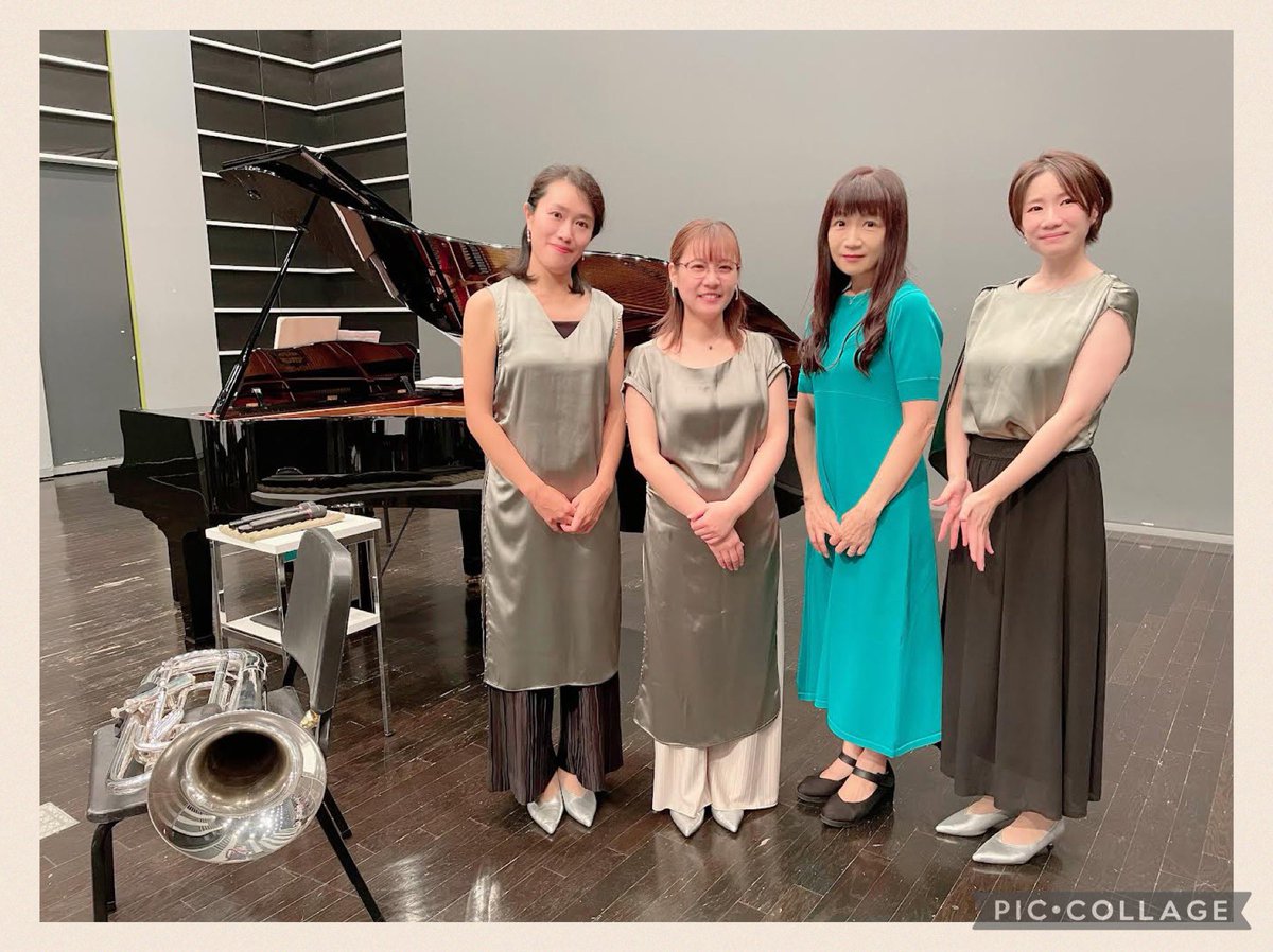 Trio_Brille's tweet photo. そして何と、[The Spring Suite]の作曲者でいらっしゃる磯村由紀子さんが会場に聴きに来てくださりました‼️

無茶ぶりトークにも快くお付き合いいただき、貴重なお話も。
とても温かいお人柄で、会場も柔らかい空気に包まれました✨

 #磯村由紀子 さん、本当にありがとうございました！ https://t.co/4y1a1f4rBu