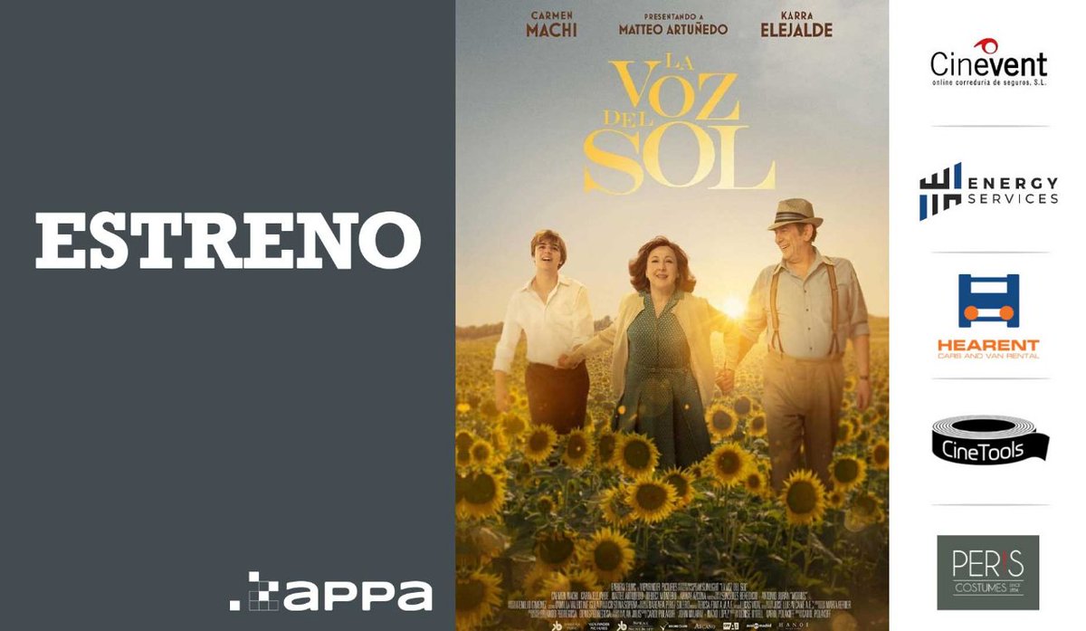 📣 El pasado 22 de septiembre se estrenó el largometraje “La voz del sol” dirigido por Carol Polakoff.