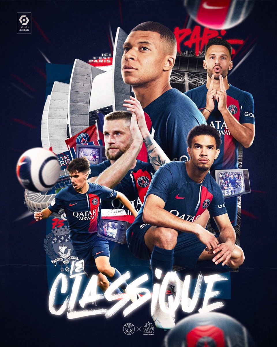 UltrasBenin's tweet photo. ⚽️ 𝐉𝐎𝐔𝐑 𝐃𝐄 𝐌𝐀𝐓𝐂𝐇 ⚽️

🆚 Marseille
🏆 #Ligue1 
📱 #PSGOM I #LeClassique
🏟️ Parc des Princes
⌚️ 20:45 CEST

🔴 #ICICESTPARIS 🔵 https://t.co/vFVhidDhEB